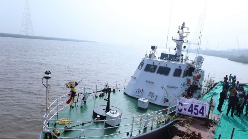 Surat: The 54th Interceptor Boat C454 dedicated to the Indian Coast Guard