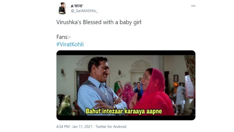 Virushka Baby Girl memes
