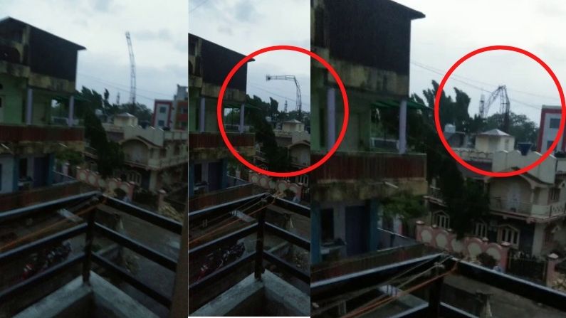 Cyclone Tauktae in Gujarat: A mobile tower on the roof collapsed, find out where the incident took place?