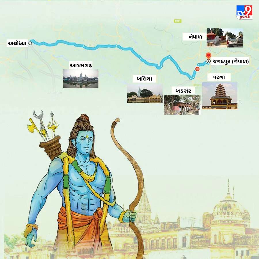 Ramvan gaman route series ramraah Know about ayodhya to janakpur nepal ram route where lord ram and lakshman went for Sita Marriage know more